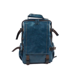 Cool Mens Leather 15inch Laptop Backpack Satchel Backpack Leather School Backpack for Men