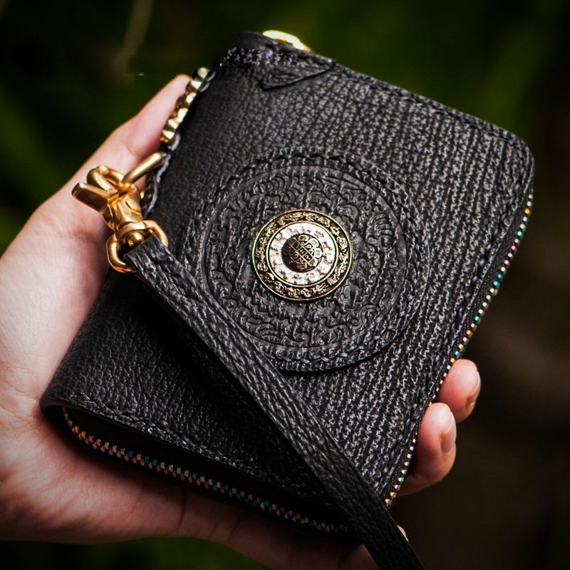 Vintage Womens Wallet Purse Small Wallets for Women, Black