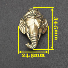 Silver Wallet Conchos Ganesh Conchos Button Ganesh Conchos Screw Back Decorate Concho Ganesh Biker Wallet Concho Wallet Conchos