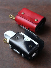 Cool Leather Mens IQOS Cigarette Case With Belt Clip IQOS Holder Belt Loop for Men