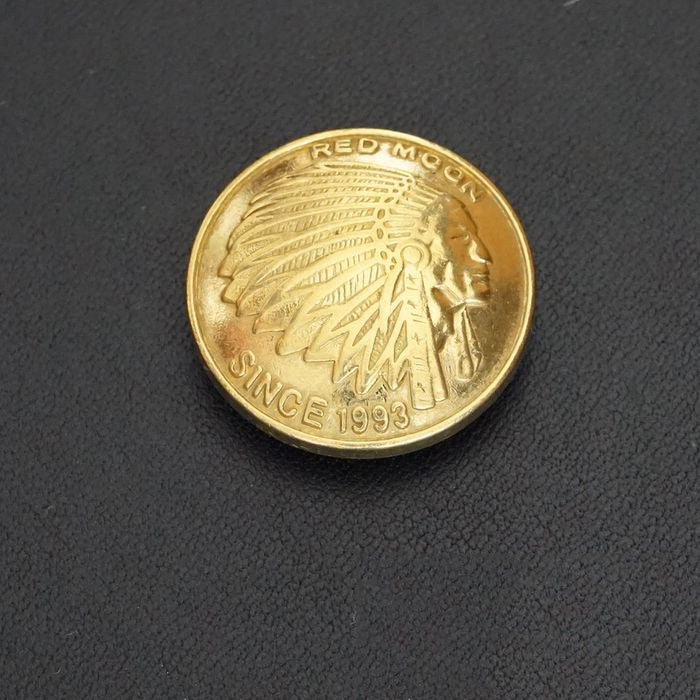 Gold Wallet Conchos Coin Conchos Button Indian Chief Conchos Screw Back Decorate Concho Indian Chief Biker Wallet Concho Wallet Conchos