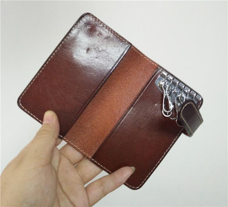 Handmade Mens Leather Biker Key Wallet Cool Small Key Wallet Key Holde ...