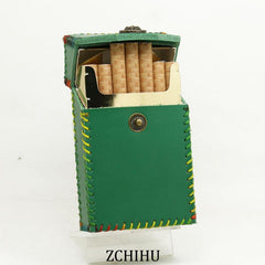 Cool Handmade Leather Womens Green Cigarette Holder Case for Women
