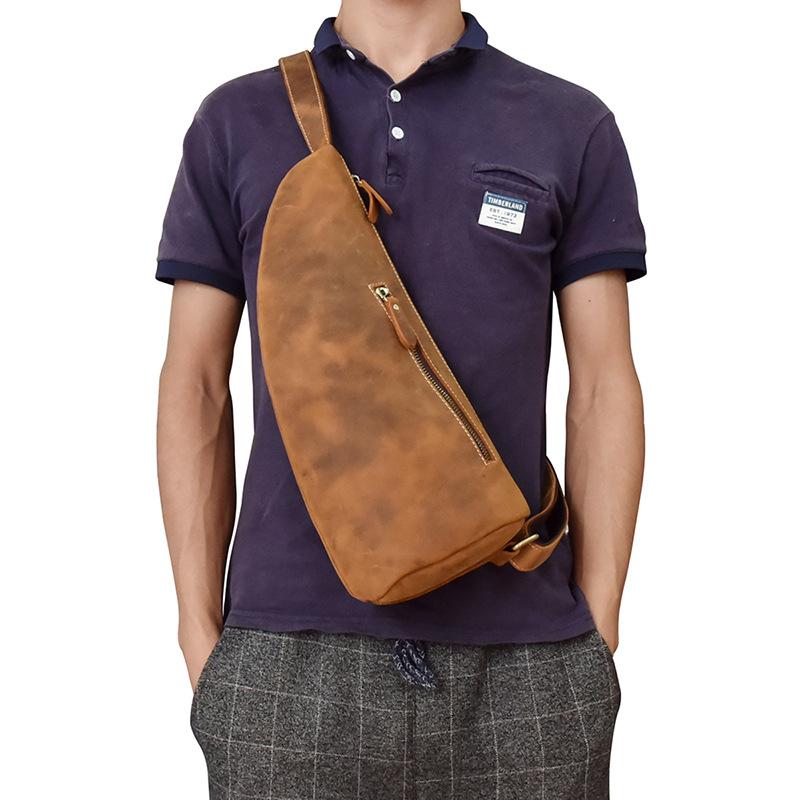 Amazon.com | Sling Bag Slim Waterproof Shoulder Backpack For Travel Hiking  Anti-Thief Crossbody Chest Daypack Personal Pocket Bag (Black for Left Hand  User) | Casual Daypacks