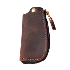 Handmade Leather Mens Cool Car Key Wallet Car Key Holder Car Key Case for Men - iChainWallets