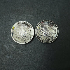 Gold Wallet Conchos Coin Conchos Button Indian Chief Conchos Screw Back Decorate Concho Indian Chief Biker Wallet Concho Wallet Conchos