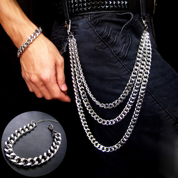 Metal Cool Wallet Chain Biker Trucker Wallet Chain Trucker Wallet Chain for Men