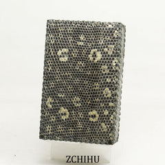 Handmade Cool Lizard Leather Mens Black Cigarette Holder Case Cigarette Holder for Men