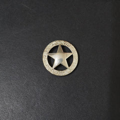 Texas Star Brass Wallet Concho Texas Star Conchos Button Conchos Brass Screw Back Decorate Concho Texas Star Brass Biker Wallet Concho Wallet Conchos