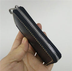 Handmade Mens Leather Biker Key Wallets Cool Small Key Wallets Key Holders