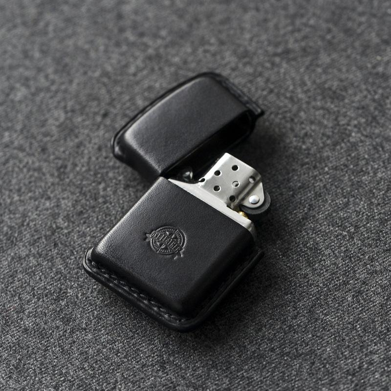 Leather Zippo Case Lighter Cover Case Minimalist Lighter 