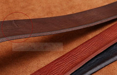 Genuine Leather Mens Leather Men Brown Black Belt for Men Cool Leather Belt