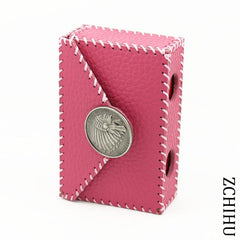 Cool Handmade Leather Womens Pink Indian Cigarette Holder Case for Women