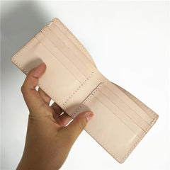 [On Sale] Handmade Cool Mens Snake Skin Small Wallets Slim billfold Wallets with Zippers
