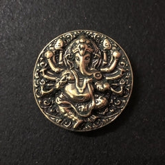 Brass Wallet Conchos Ganesh Conchos Button Ganesh Conchos Screw Back Decorate Concho Ganesh Biker Wallet Concho Wallet Conchos
