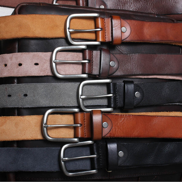 Genuine Leather Mens Leather Men Brown Black Belt for Men Cool Leather Belt