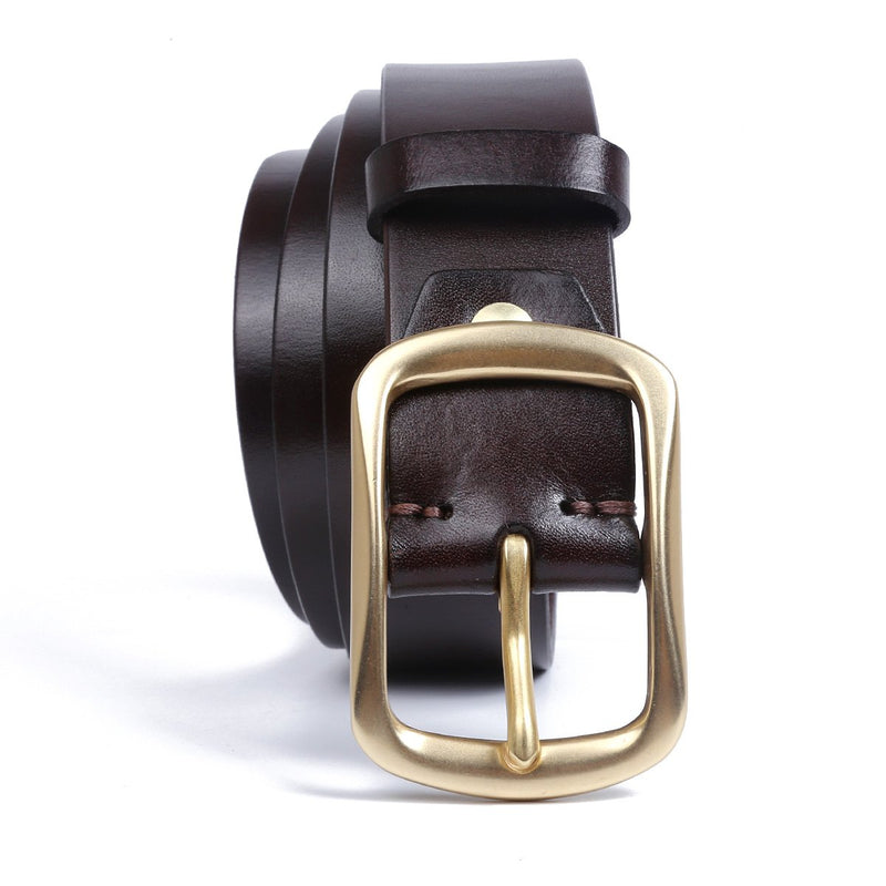 Genuine Leather Mens Leather Men Brown Black Belt for Men Cool Leather