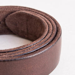 Handmade Genuine Custom Leather Mens Indian Leather Men Coffee Belt for Men - iChainWallets