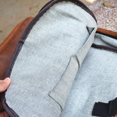 Vintage Leather Men's 13inch Computer Backpack Travel Backpack For Men