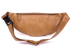 Vintage Leather Fanny Pack Mens Waist Bag Hip Pack Belt Bag Bumbag for Men