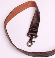 Vintage Leather Mens Large Weekender Bag Travel Bag Duffle Bags