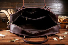Vintage Leather Mens Weekender Bag Cool Overnight Bag Travel Bag Duffle Bag